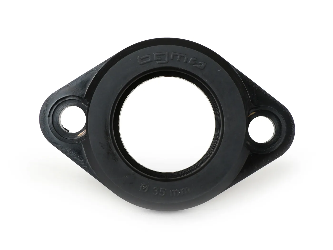 BGM6887S35 Verbindungsgummi mit Flansch Einlasssystem -BGM ORIGINAL Smart Flow- AW=Ø35mm, Lochstich=60mm – PHBH28/30, VHST24-26, VHSH30, TMX27-30, TM28, PWK28, Polini24-30 – Bild 3