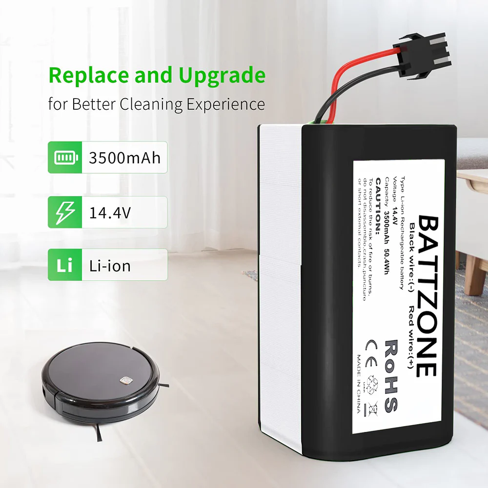 14,4 V 3500mAh Li-Ion Ersatzakku für Robovac 11 11s 12 15c 30 35c – Bild 6