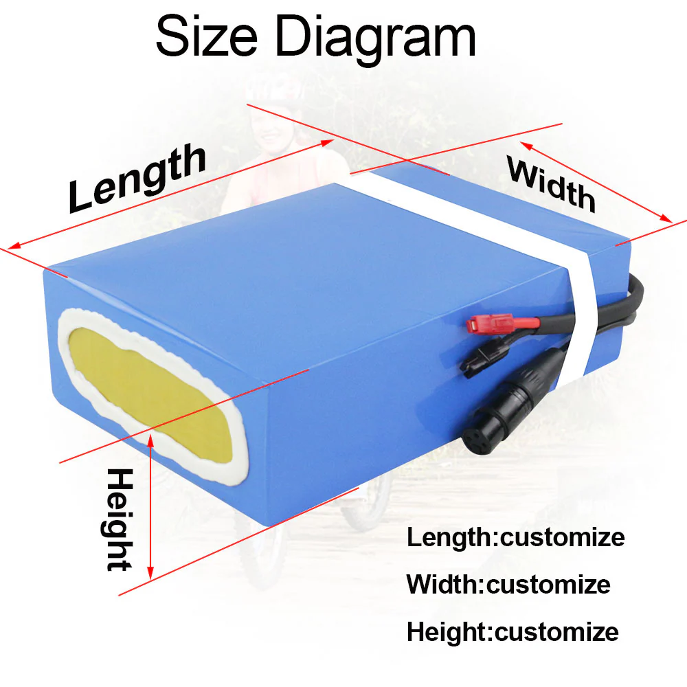EU Lagerhaus 48V 20Ah Batterie D034 lithium-ionen Ebike Batterie mit 30A BMS für Im Freien ebike – Bild 7